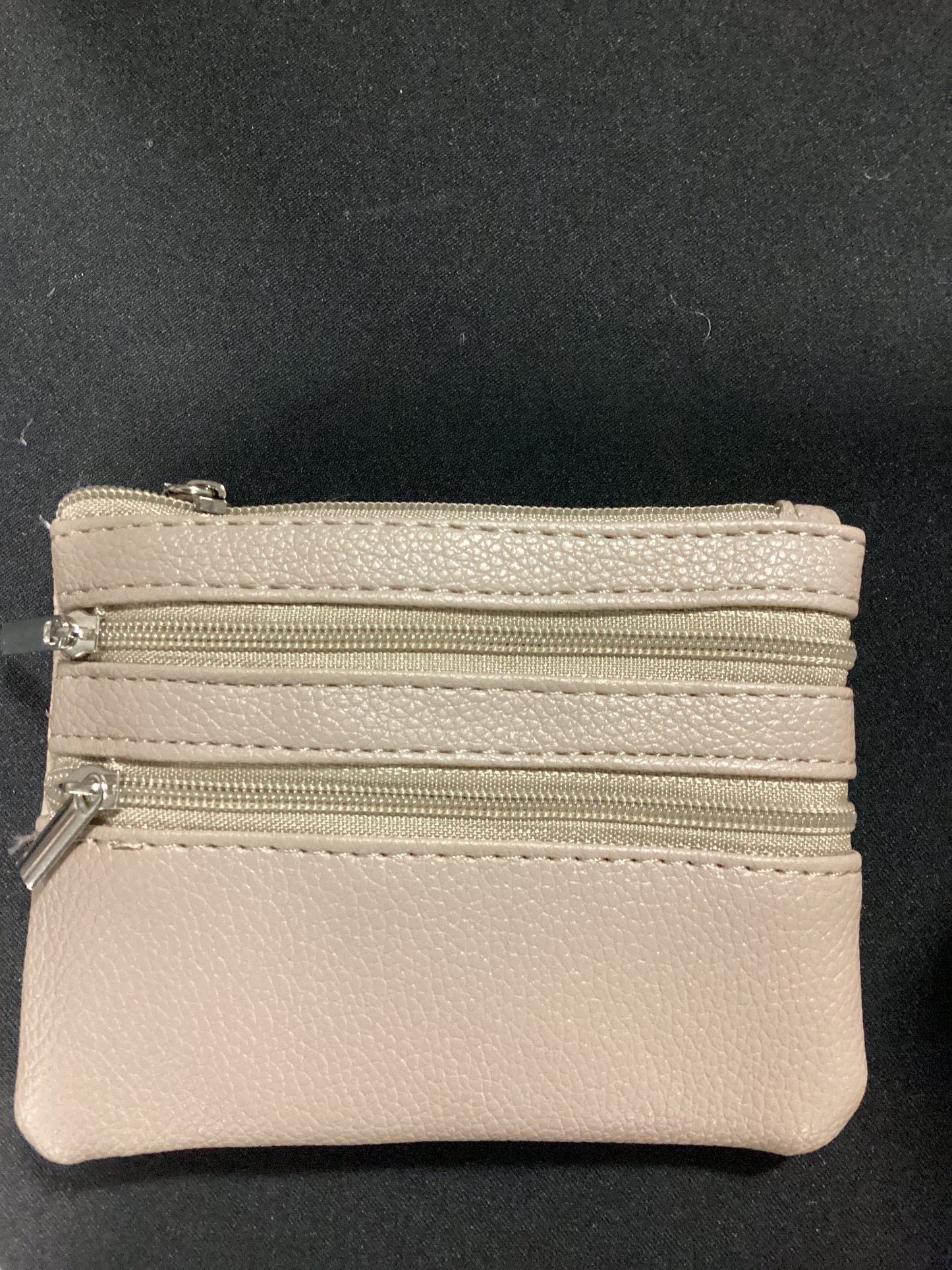 Double Zip Wallet (Tan)