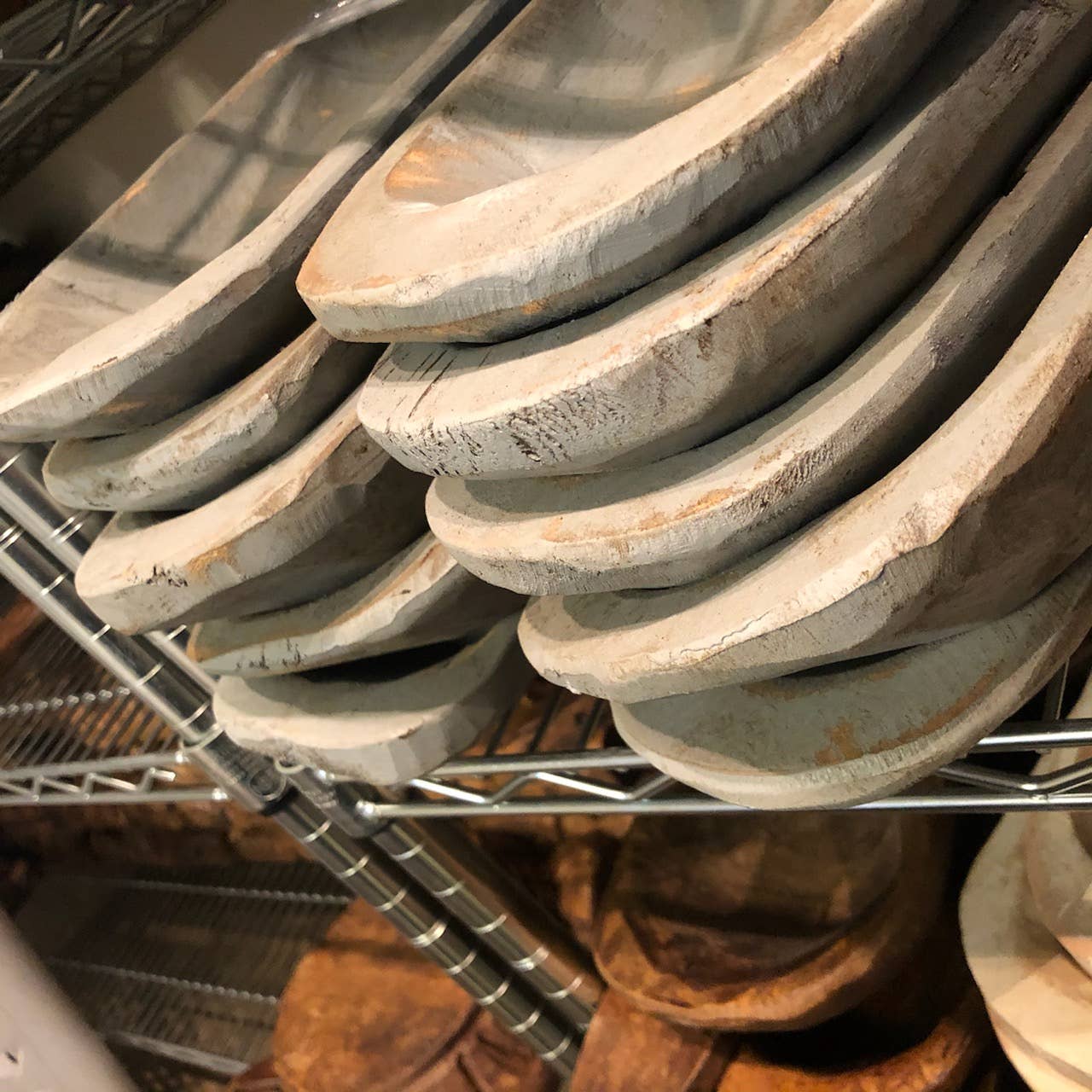 Hand Carved Baguette Bowl