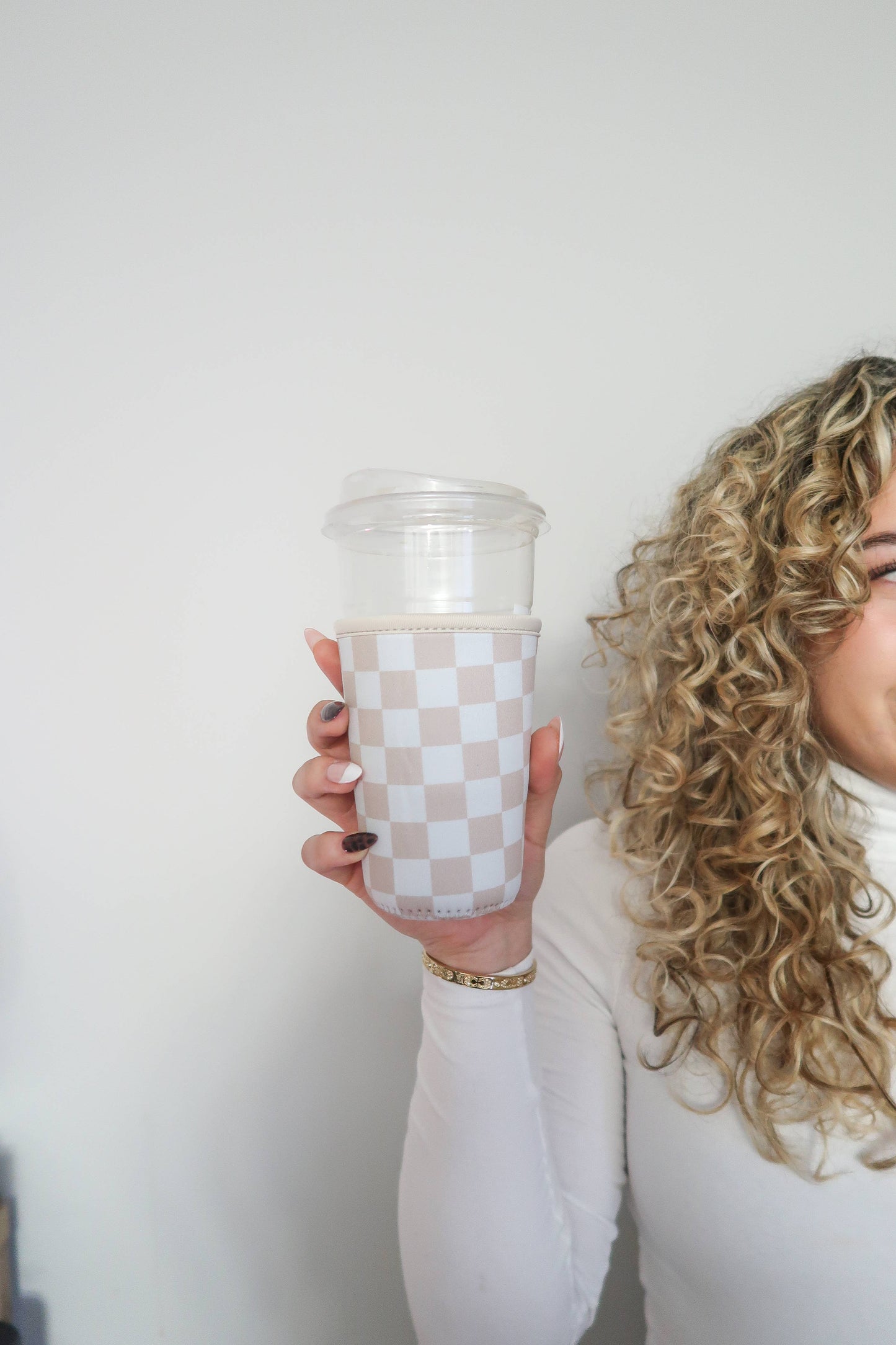 Iced Coffee Drink Sleeve, Beverage Cup Sleeve,