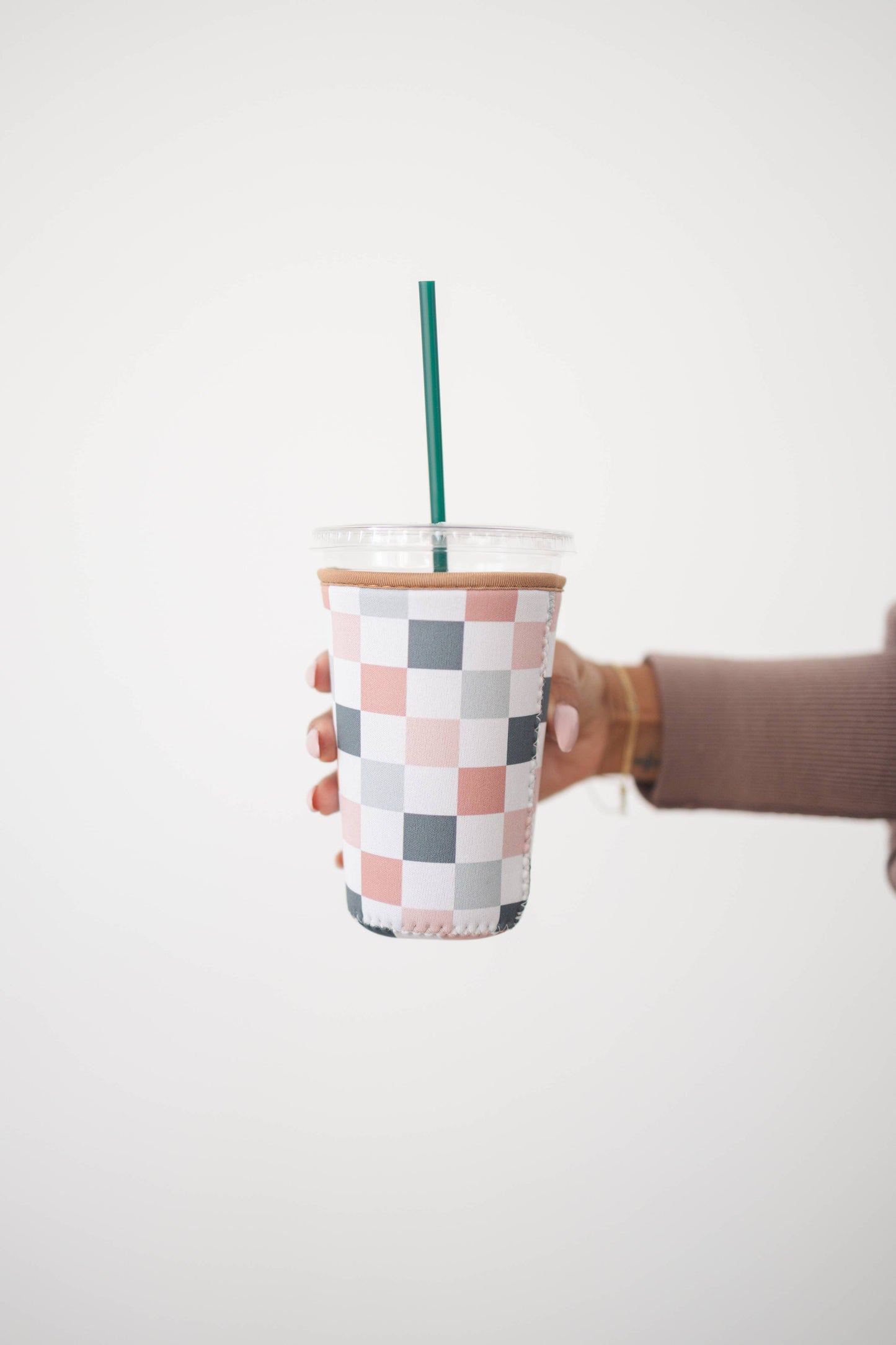 Iced Coffee Drink Sleeve, Beverage Cup Sleeve: #20 coffee smiley