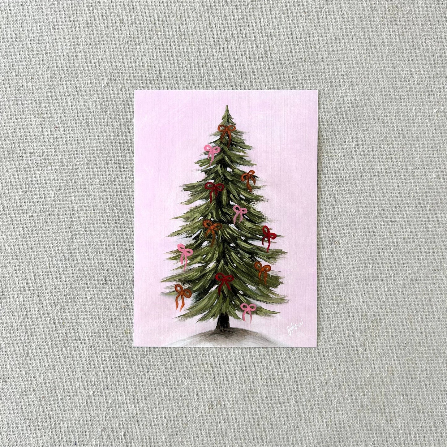 "Tied Up in Pink" Fine Art Print