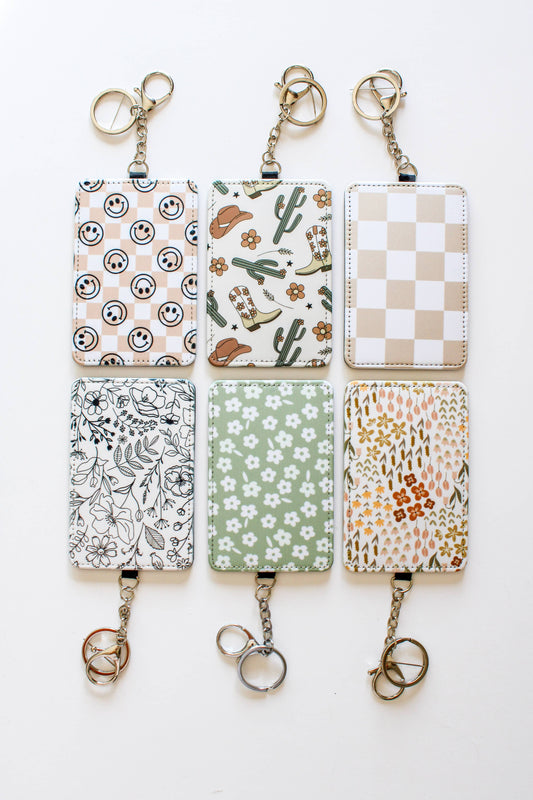Card Holder with 2 Slots, Double Slot ID Card Holder- new