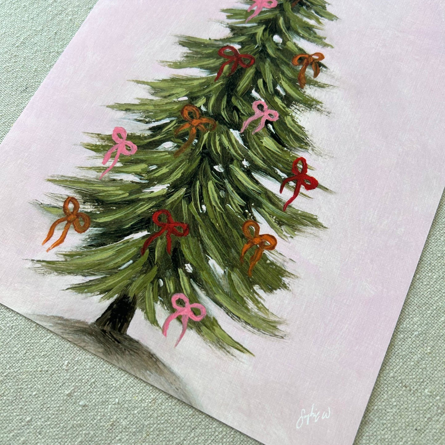 "Tied Up in Pink" Fine Art Print