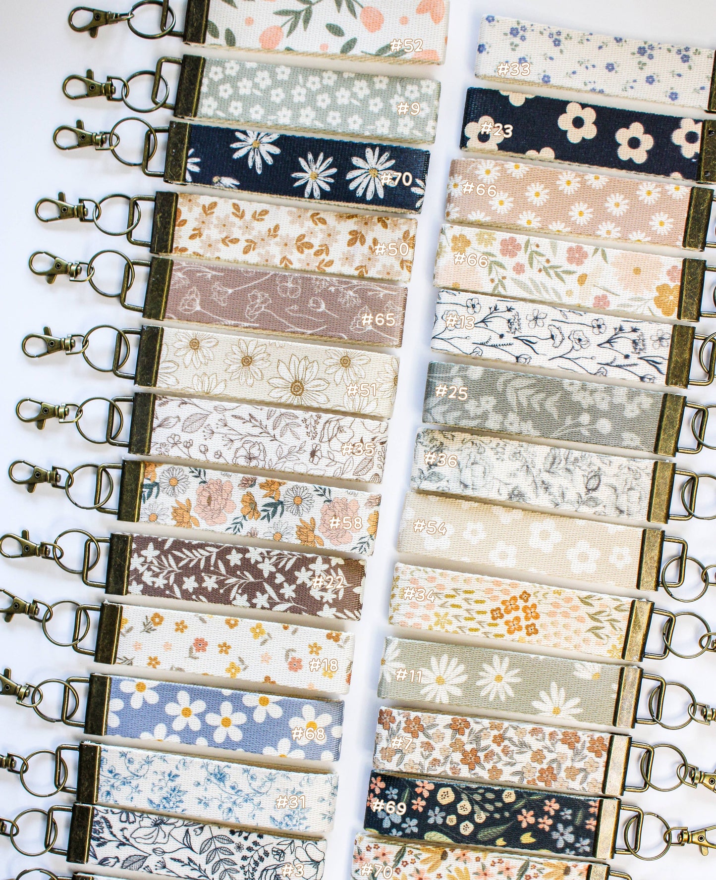Canvas Wrist Keychain Lanyard, Key wristlet