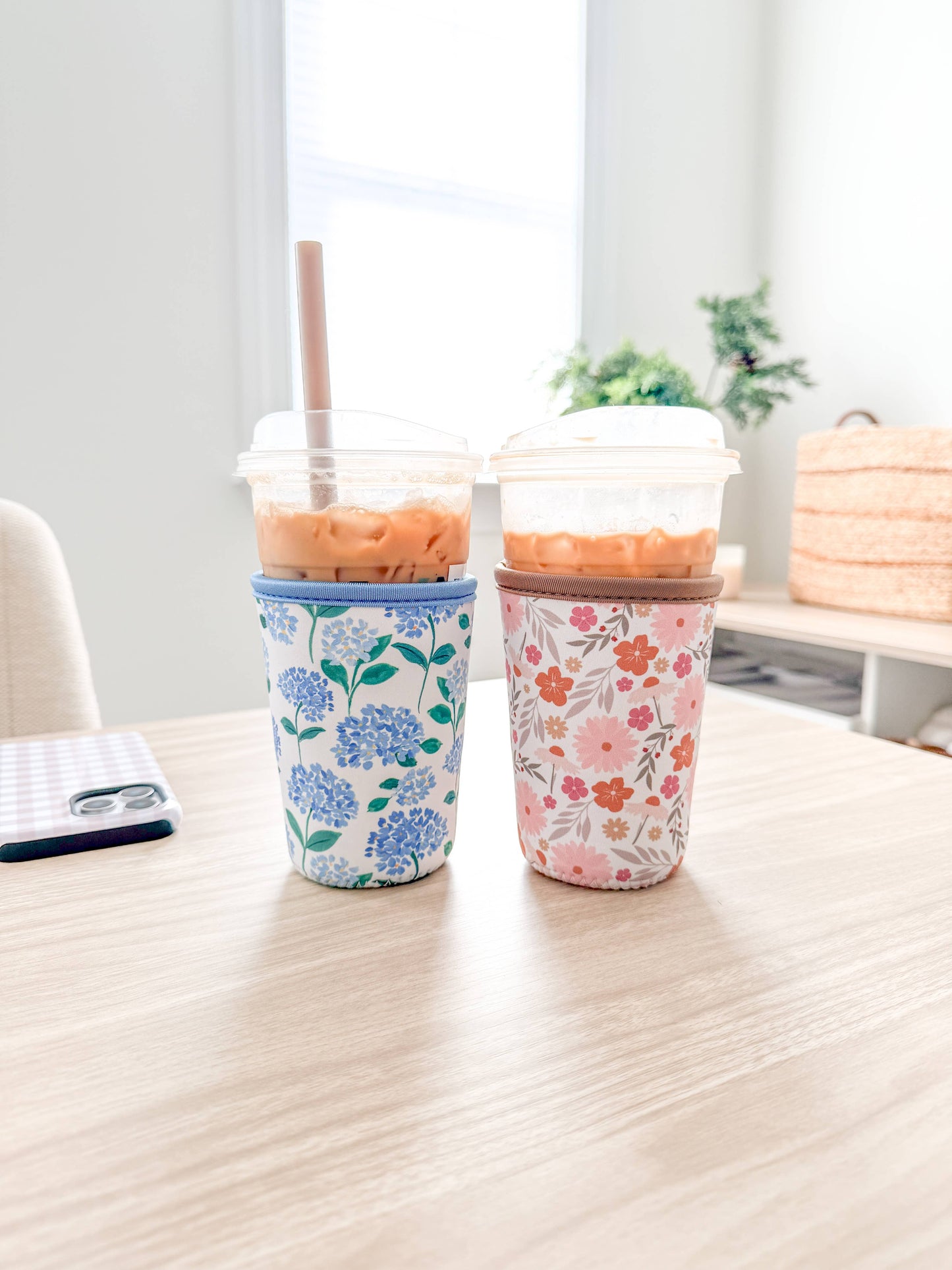 Iced Coffee Drink Sleeve, Beverage Cup Sleeve: #20 coffee smiley