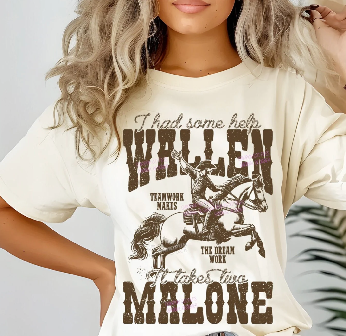Wallen Malone I Had Some Help Tee