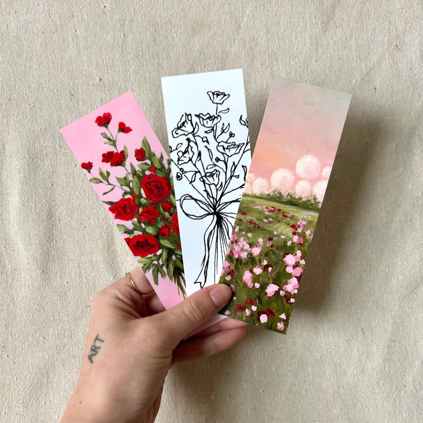 "Hopeless Romantic" Bookmark Set