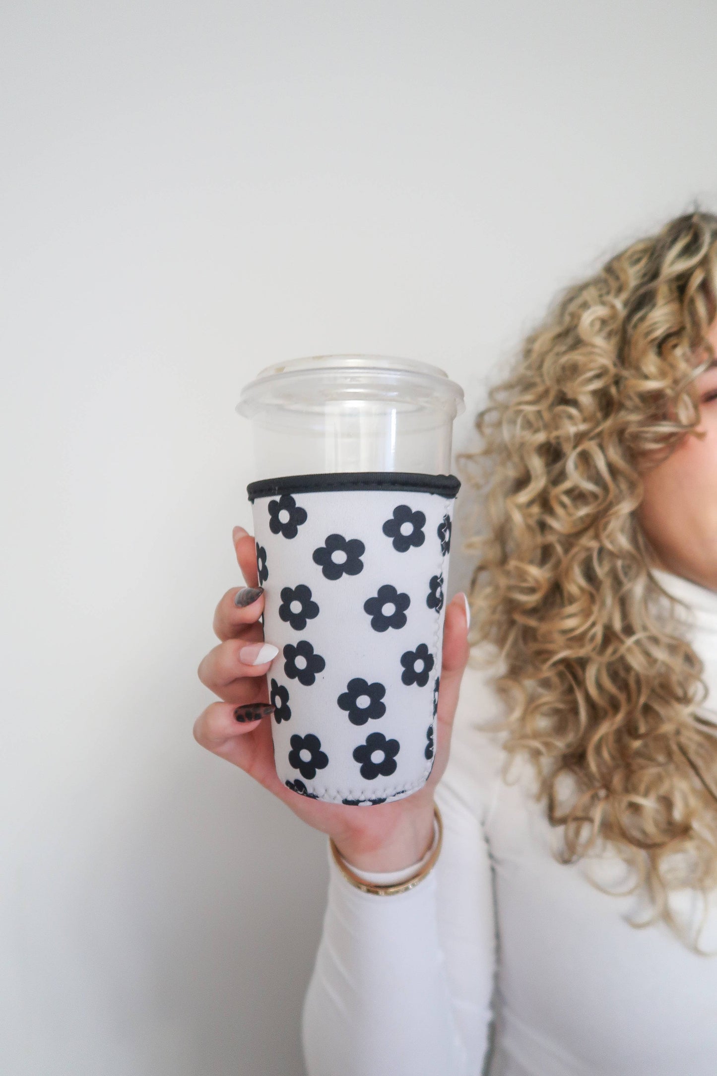 Iced Coffee Drink Sleeve, Beverage Cup Sleeve,