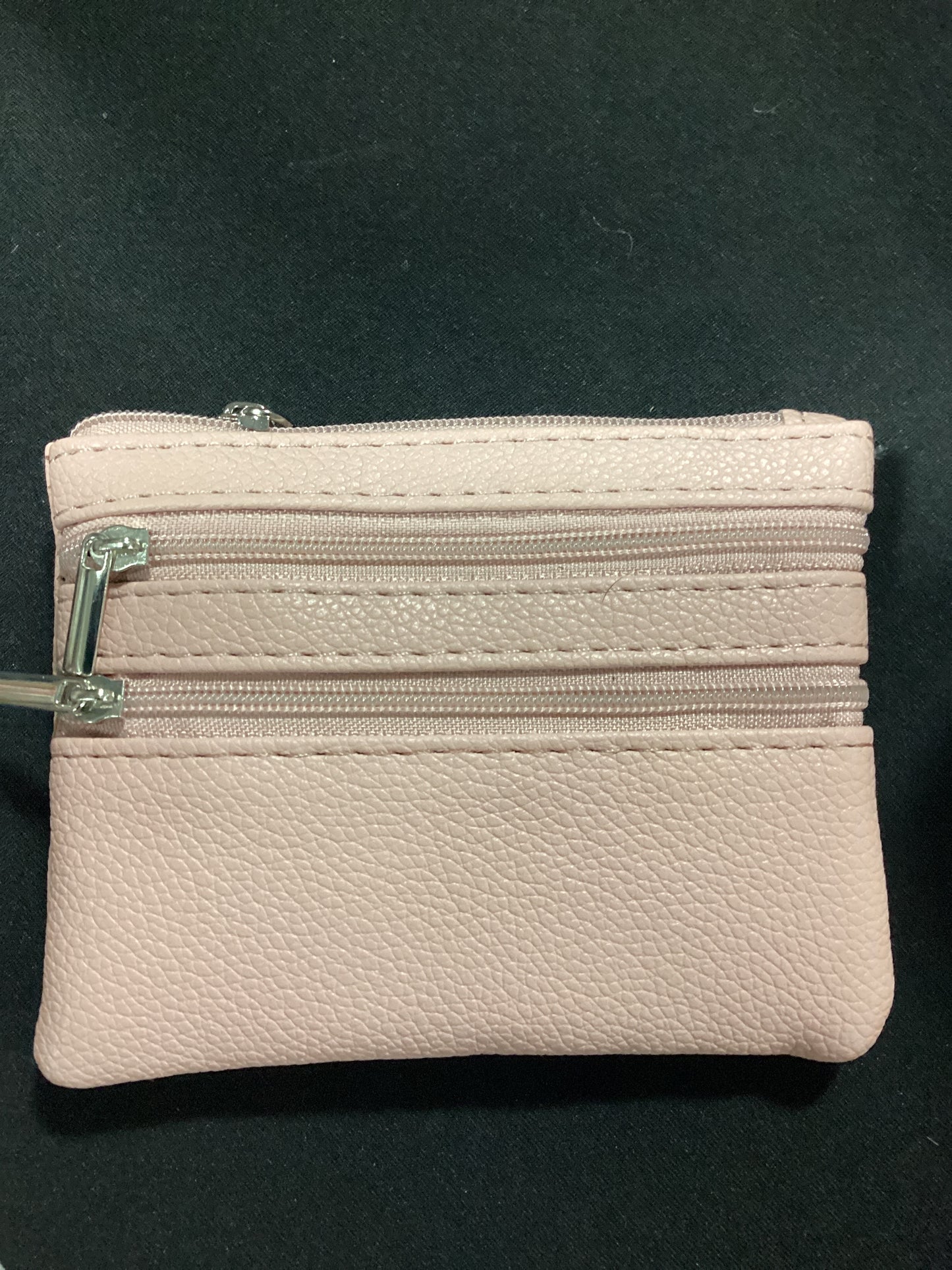 Double Zip Wallet (Lt Pink)
