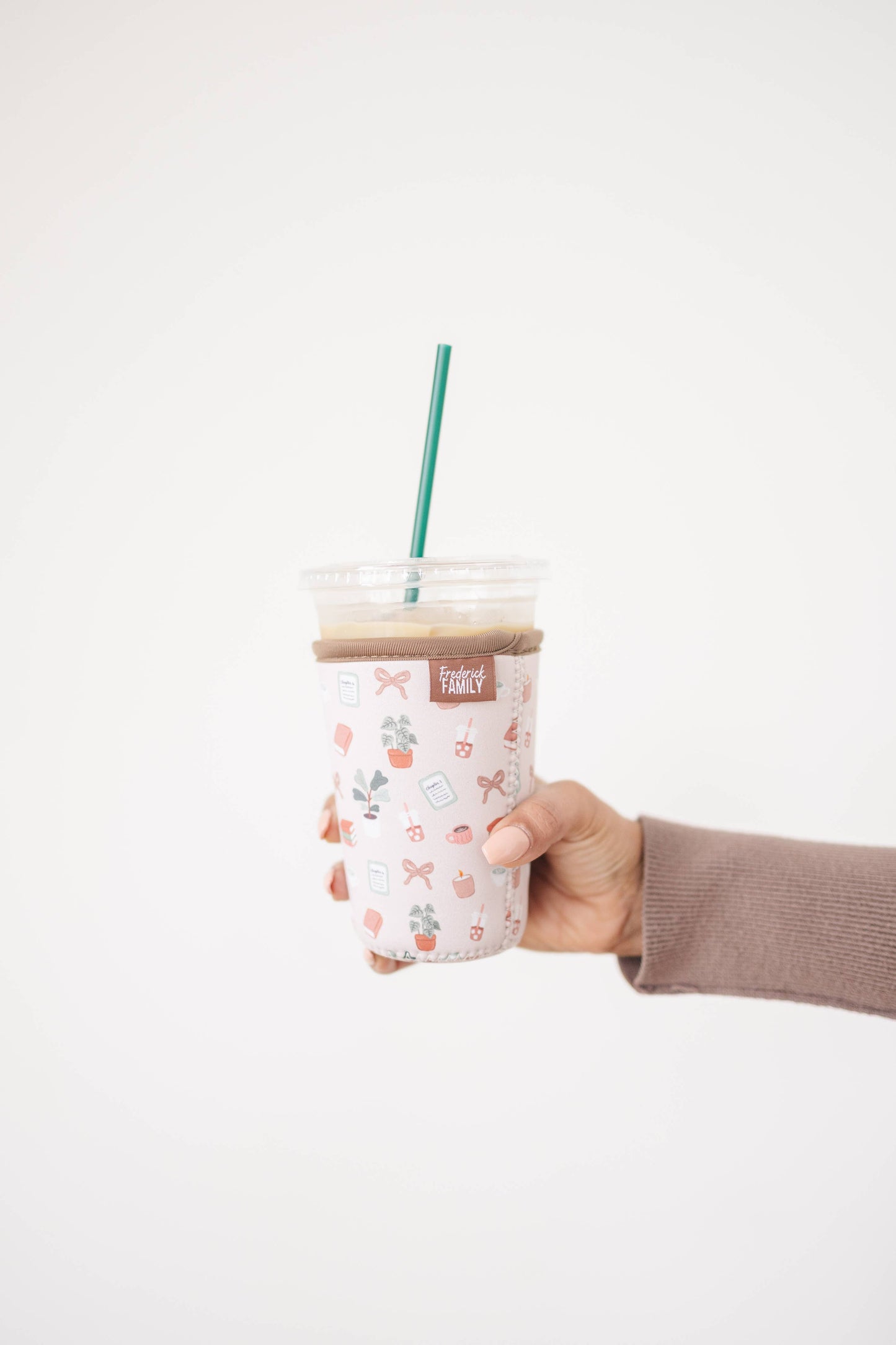 Iced Coffee Drink Sleeve, Beverage Cup Sleeve: #14 books bow