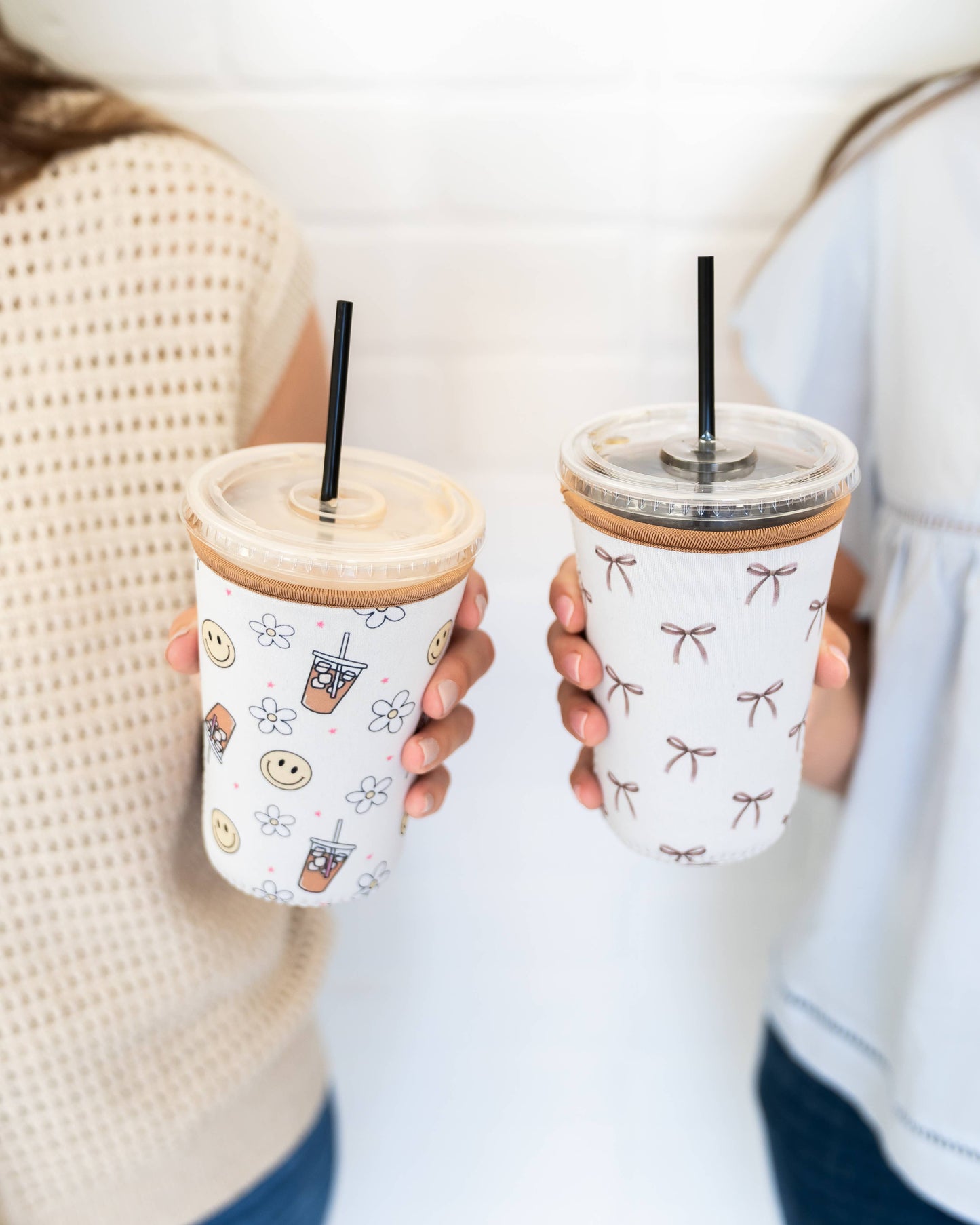 Iced Coffee Drink Sleeve, Beverage Cup Sleeve: #20 coffee smiley