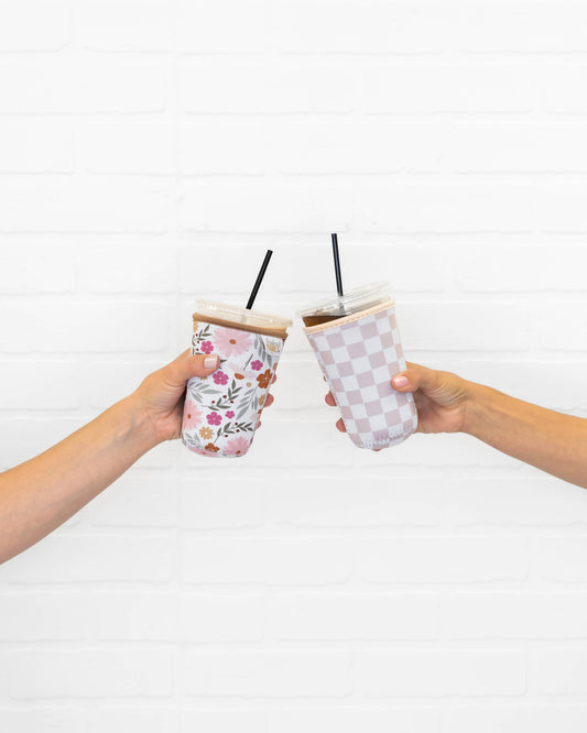 Iced Coffee Drink Sleeve, Beverage Cup Sleeve: #20 coffee smiley