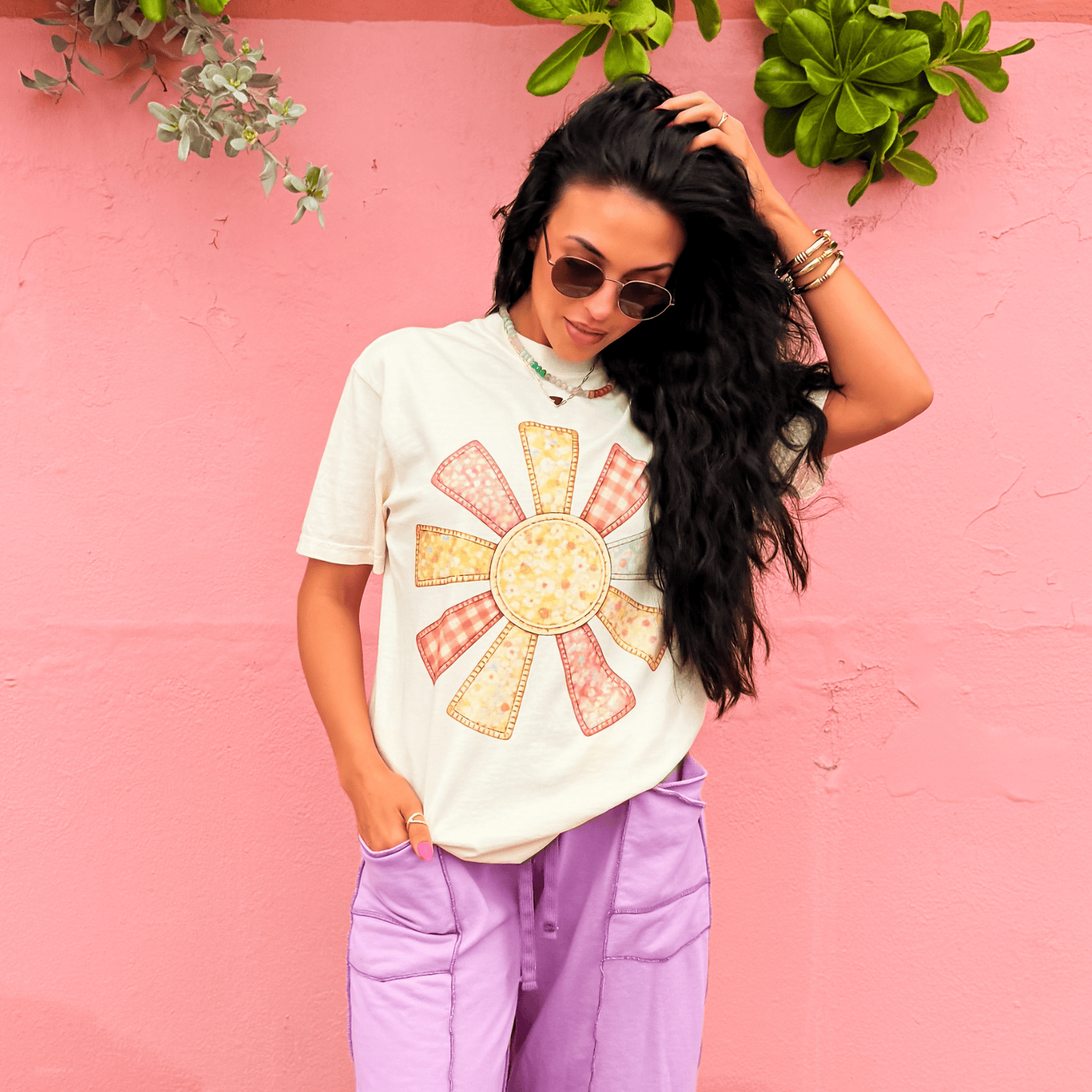 Quilted Sunshine Tee