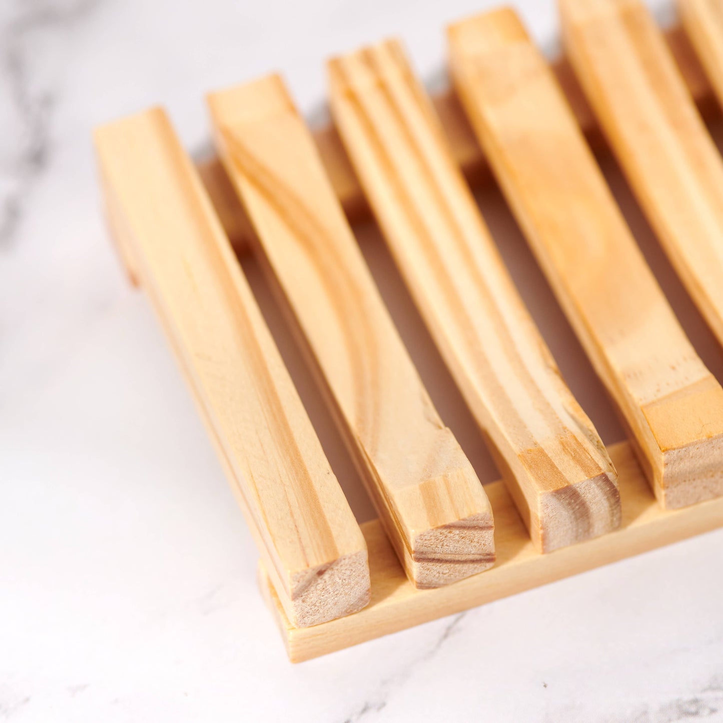 Wood Soap Dish (Natural Color, Unbranded, Unpackaged) 