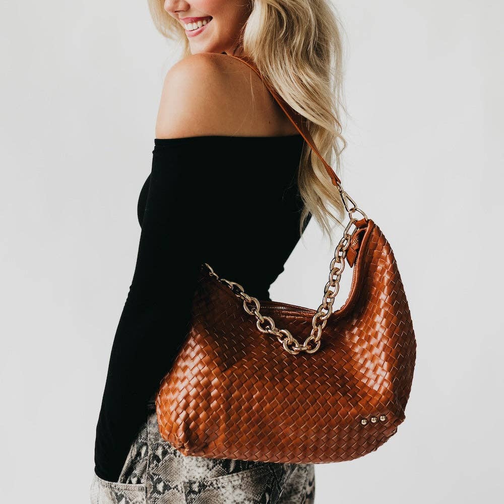 Sienna Slouchy Woven Shoulder Bag - TOP SELLER