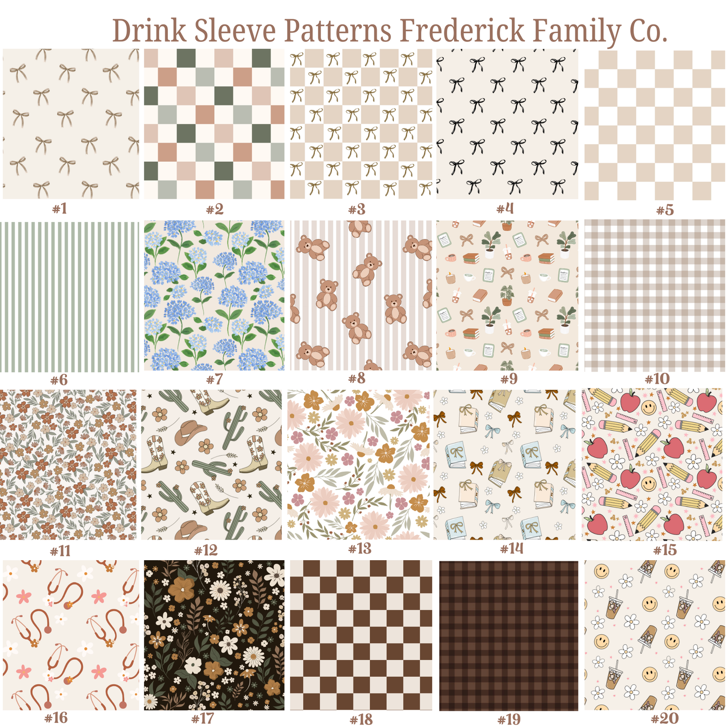 Iced Coffee Drink Sleeve, Beverage Cup Sleeve: #14 books bow