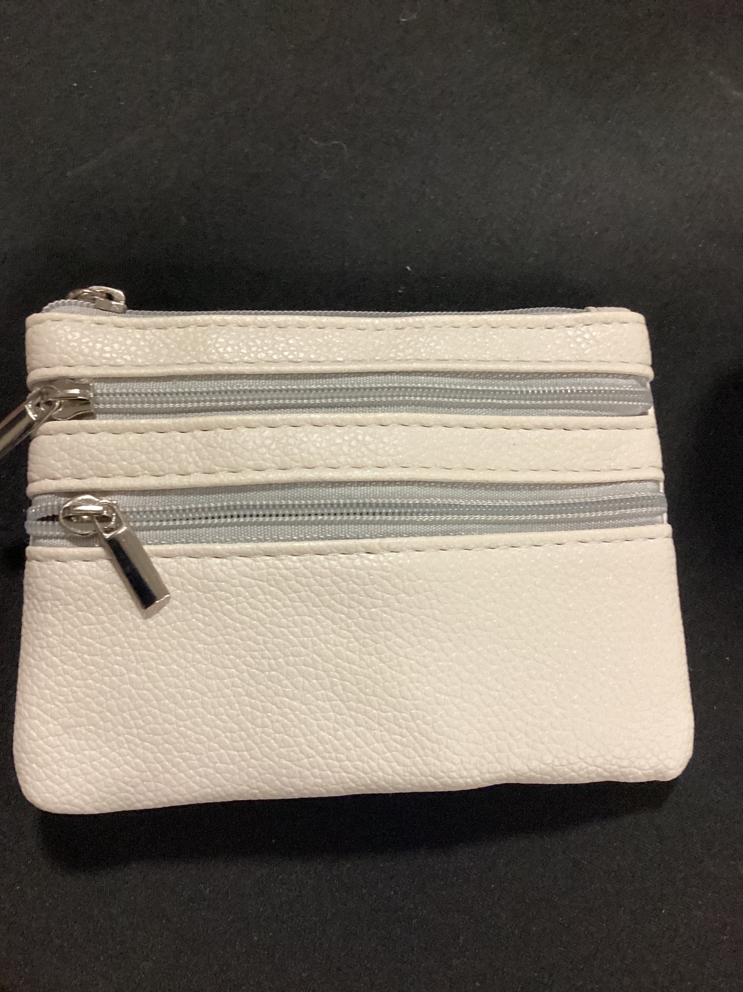 Double zip Wallet (Cream)