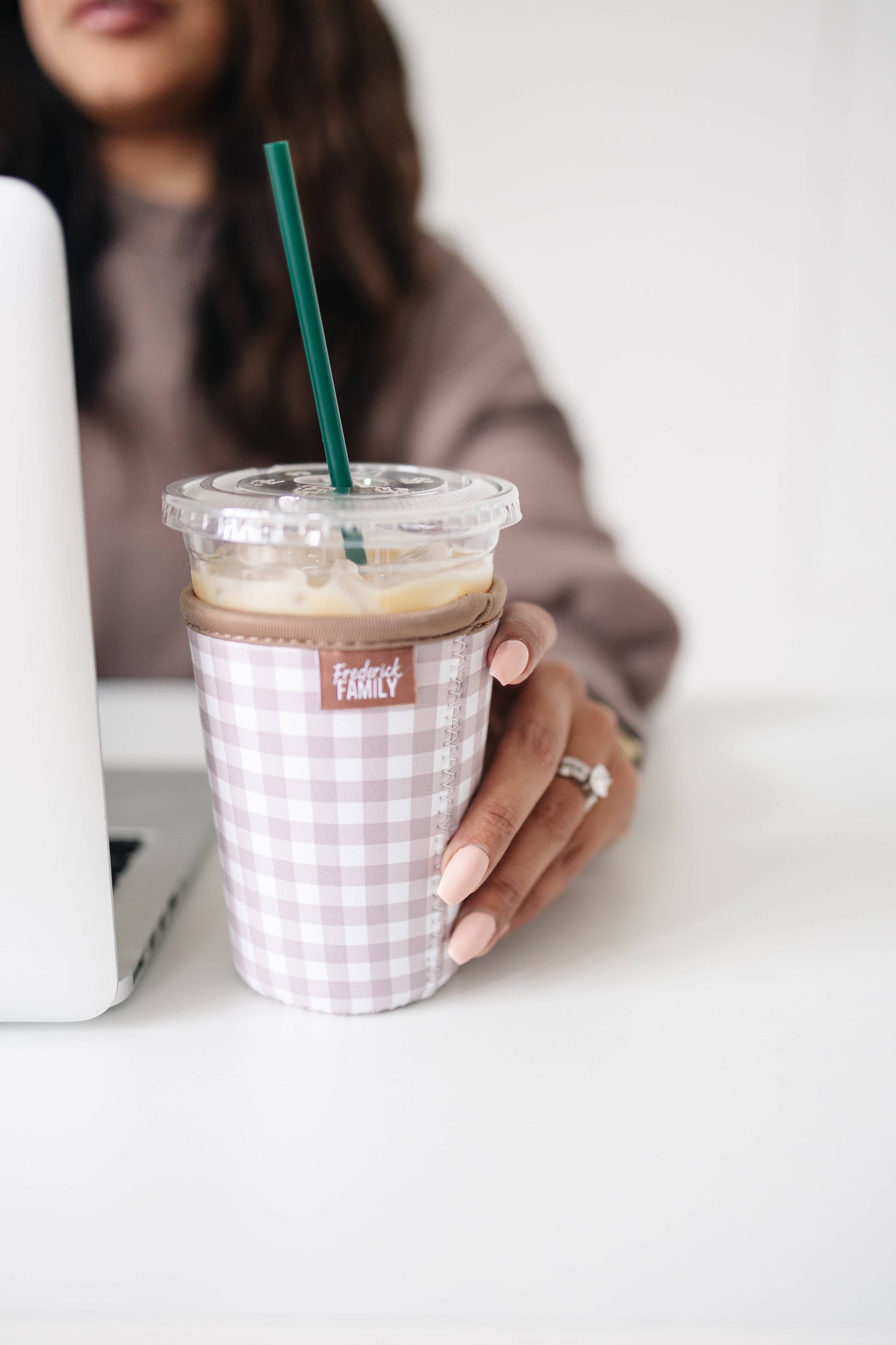 Iced Coffee Drink Sleeve, Beverage Cup Sleeve: #15 teacher
