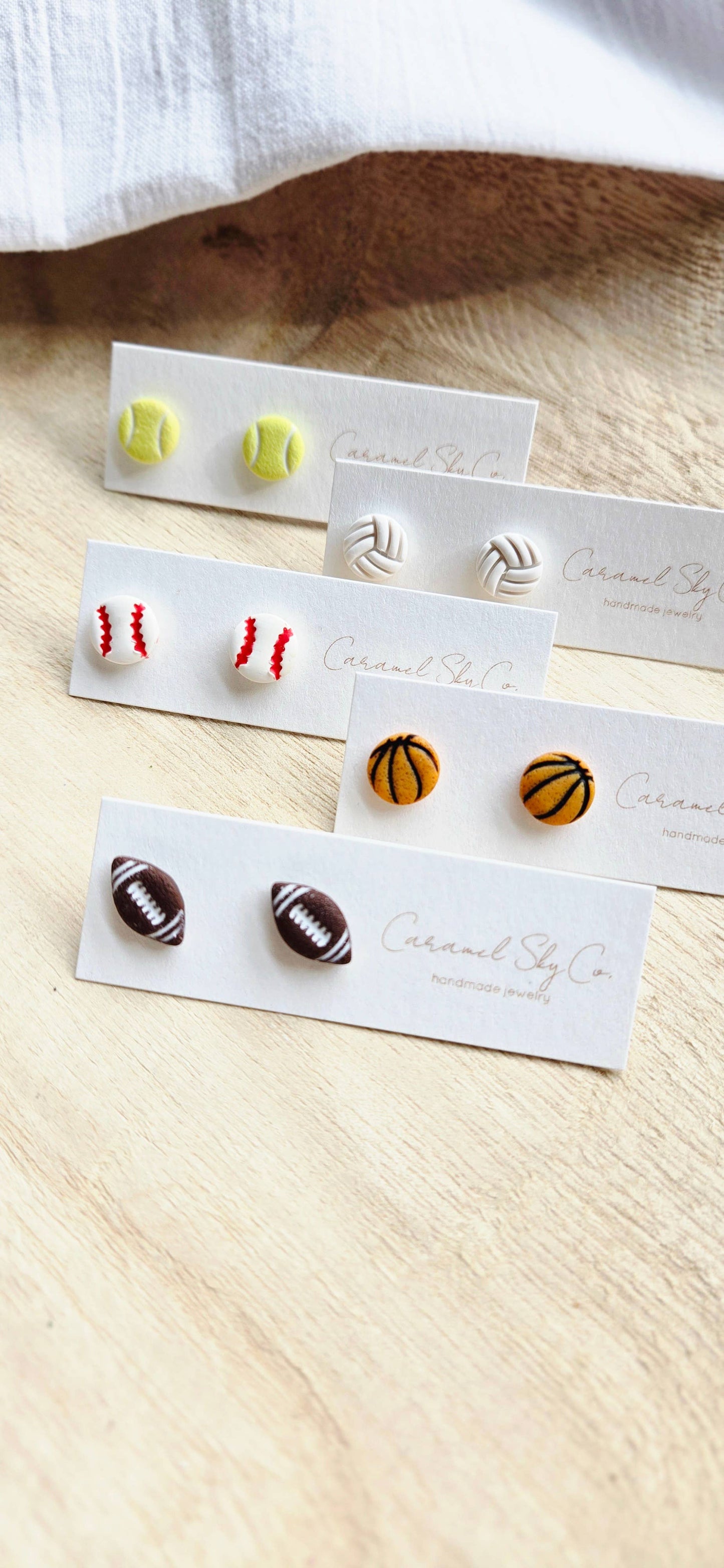 Sports Stud Earrings – Game Day Jewelry