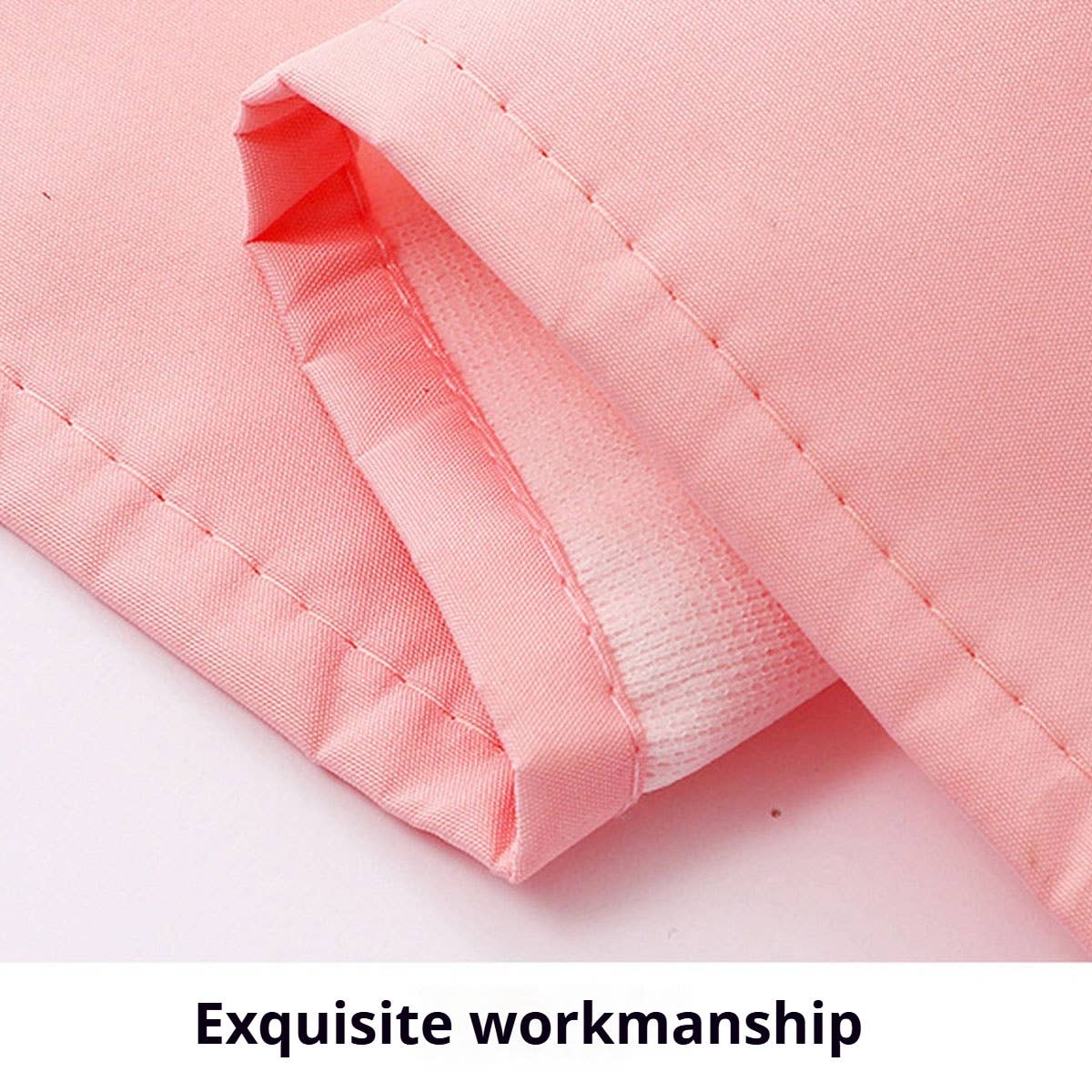 Houndstooth /Solid Color Waterproof Work Apron_CWMM6792