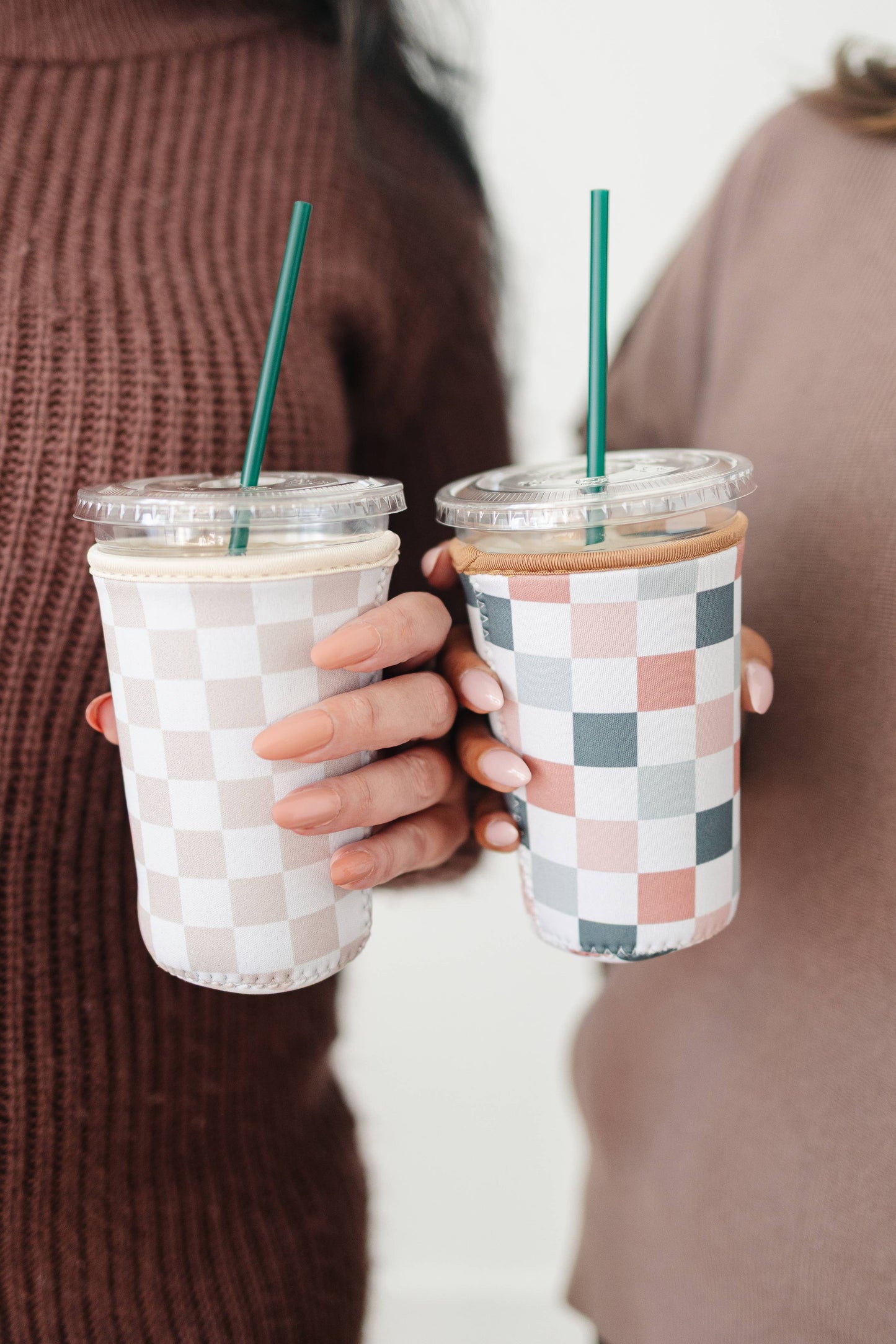 Iced Coffee Drink Sleeve, Beverage Cup Sleeve: #12 cactus cowgirl