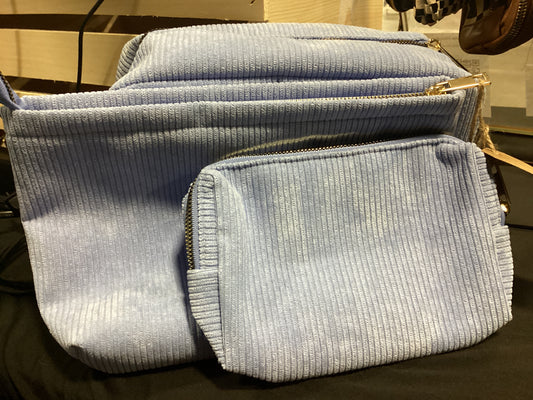 3 Piece Travel Set Makeup Bag (Lt Blue)