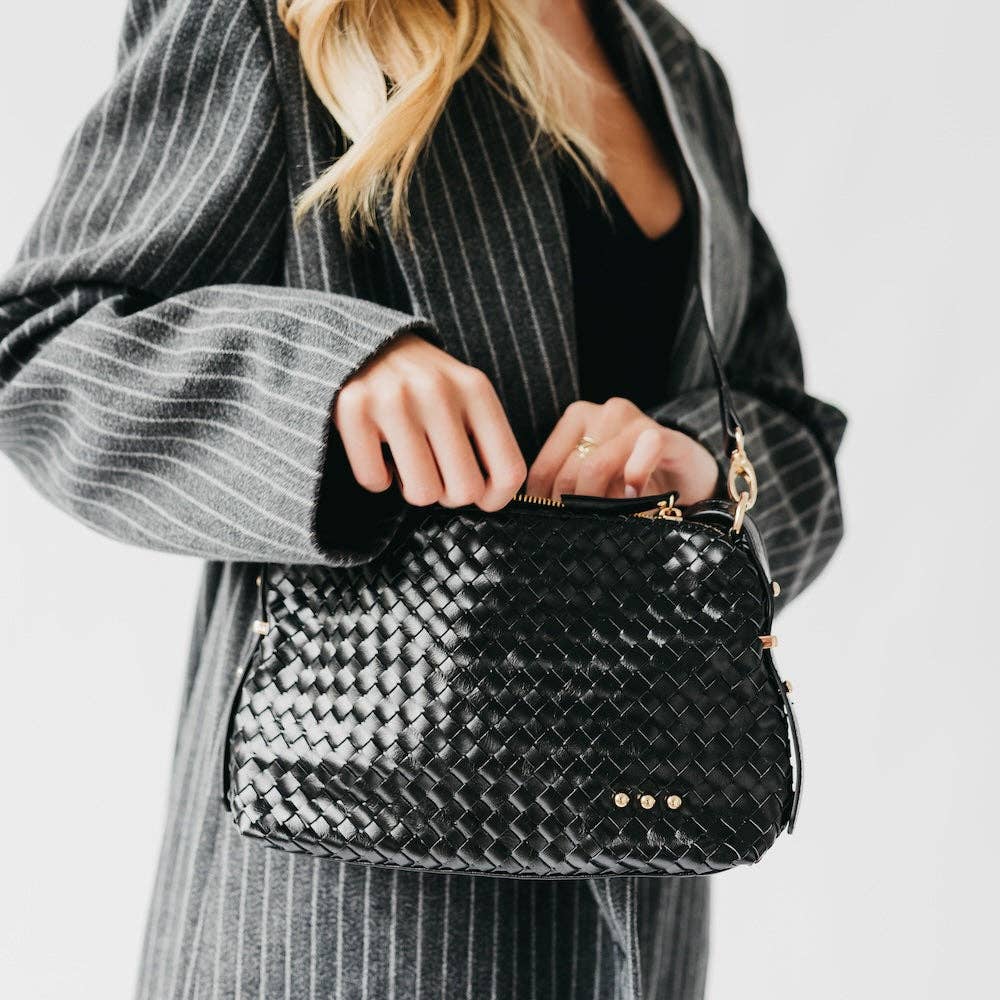 Harper Hobo Woven Shoulder Bag