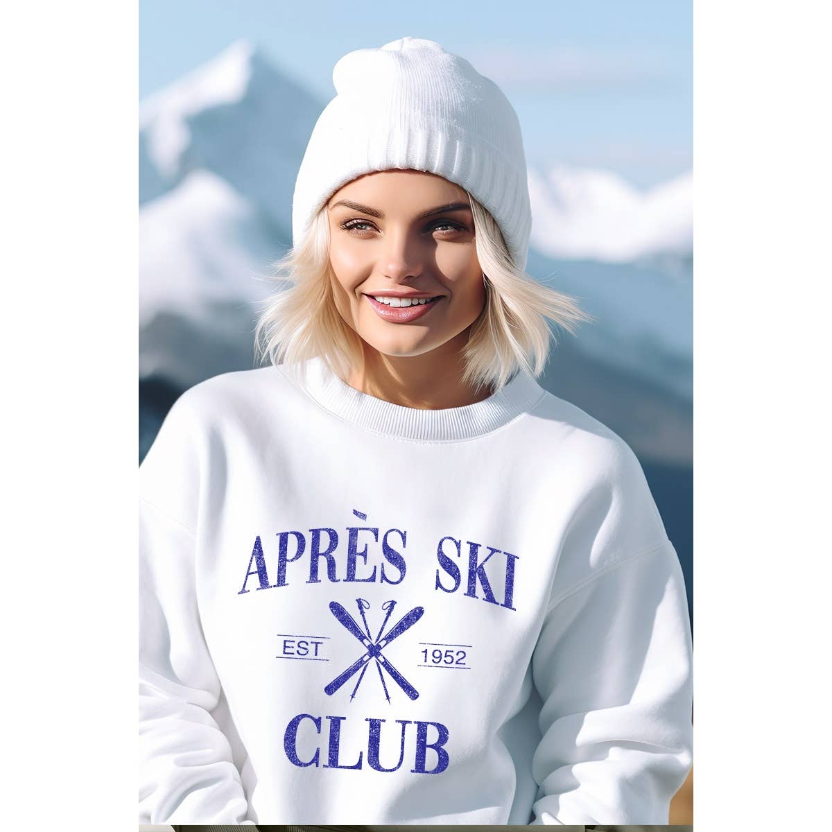 APRES SKI CLUB VINTAGE  GRAPHIC  SWEATSHIRTS