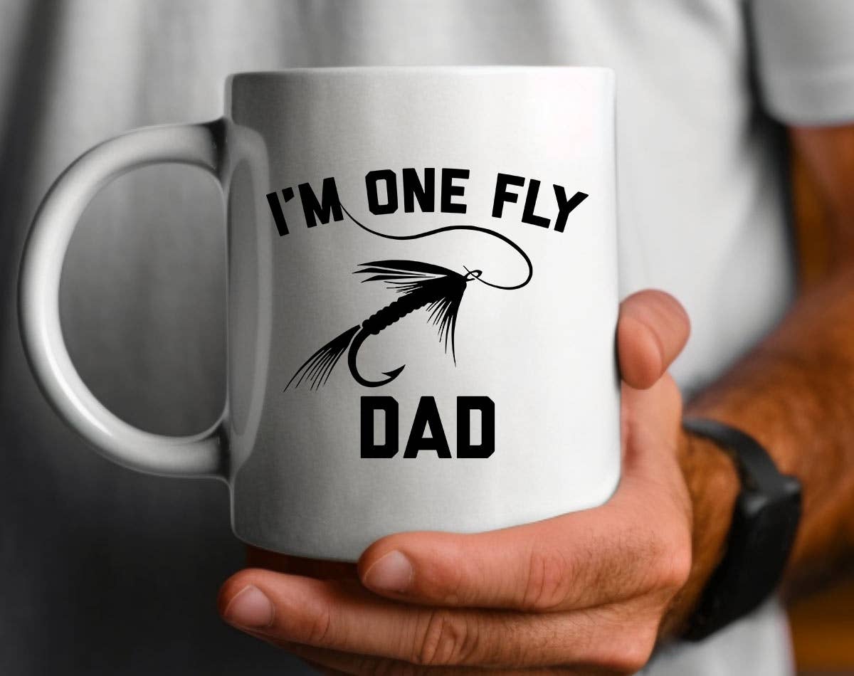 I'm One Fly Dad - Fishing Father's Day Coffee Mug