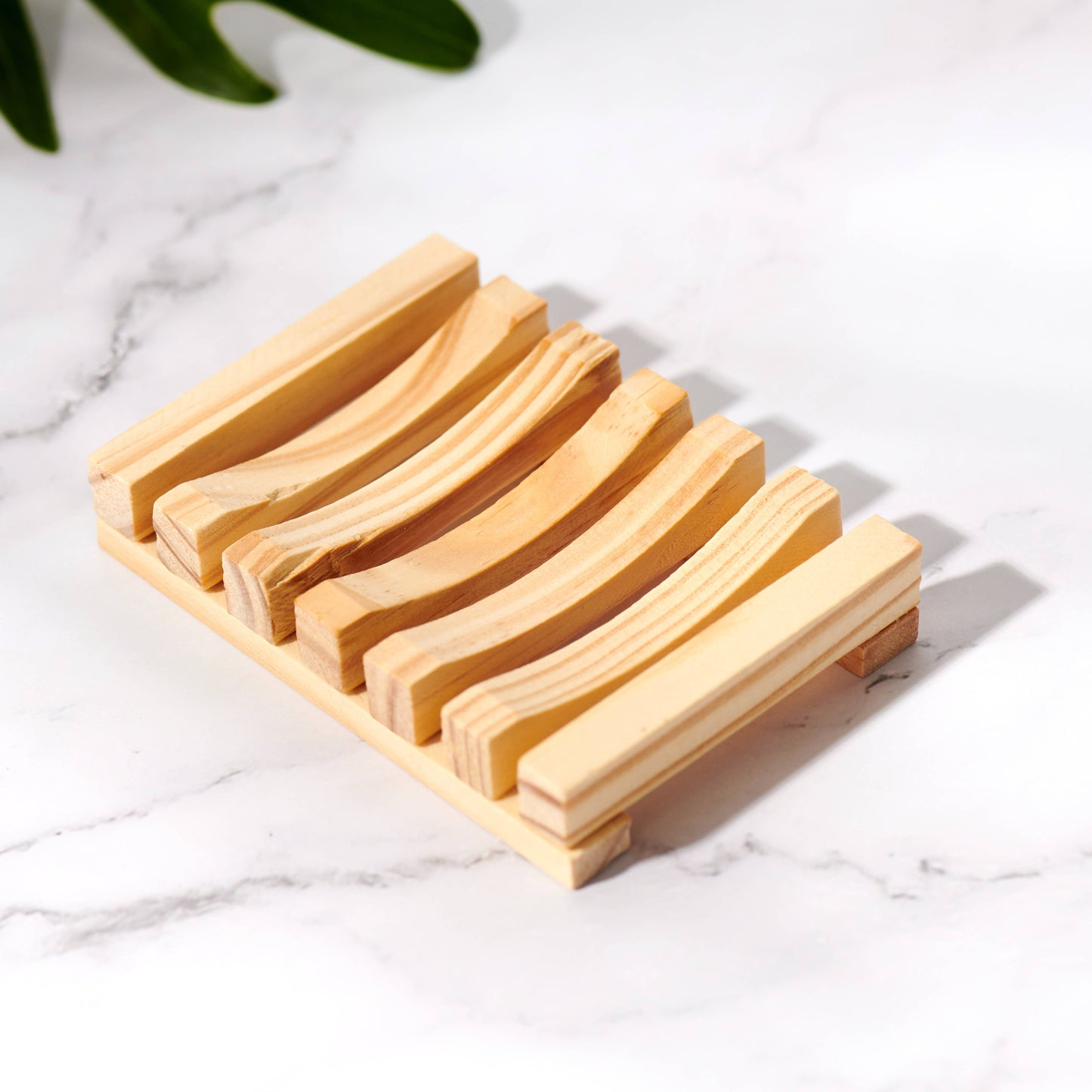 Wood Soap Dish (Natural Color, Unbranded, Unpackaged) 