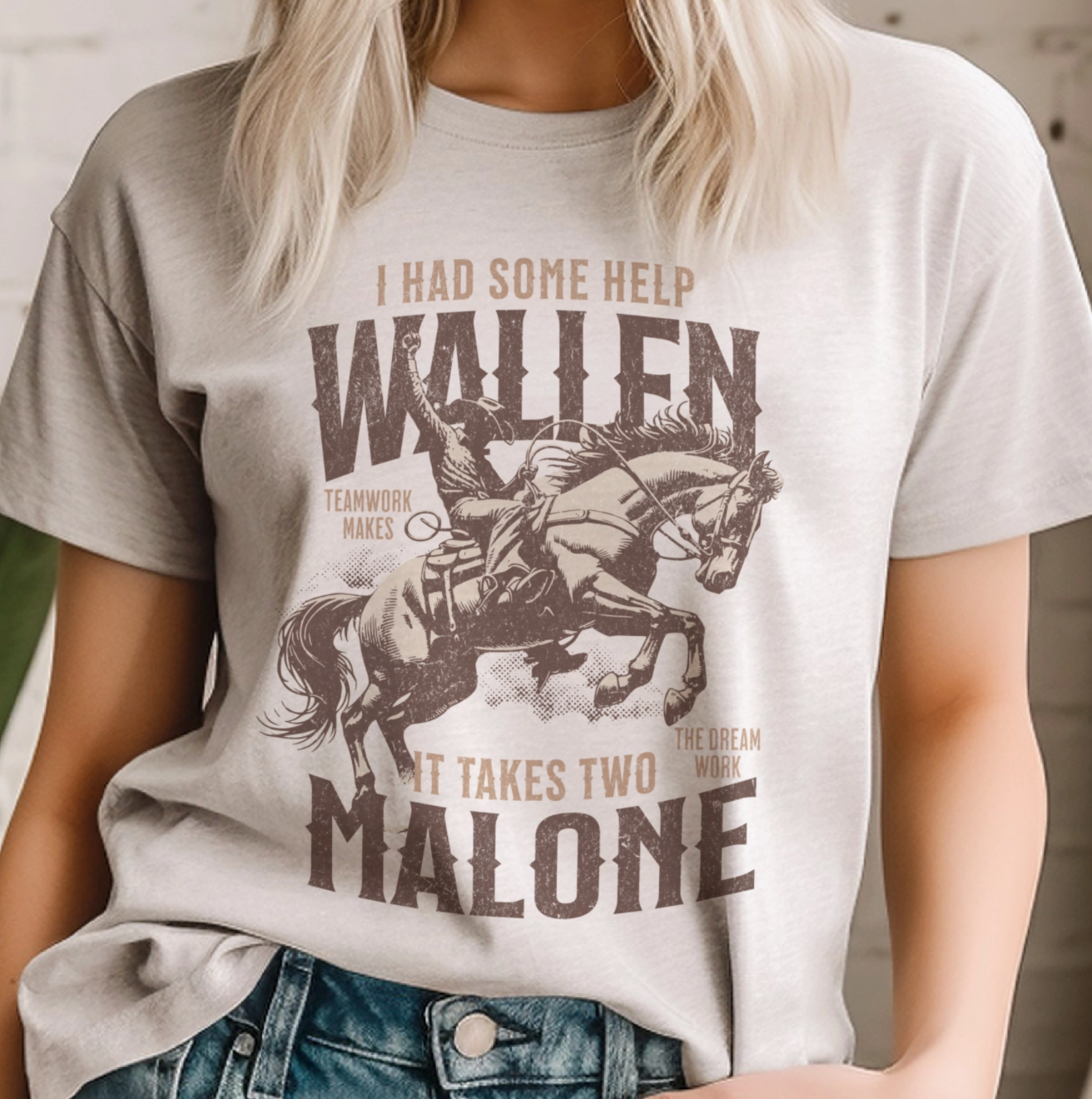 Wallen Malone I Had Some Help Tee