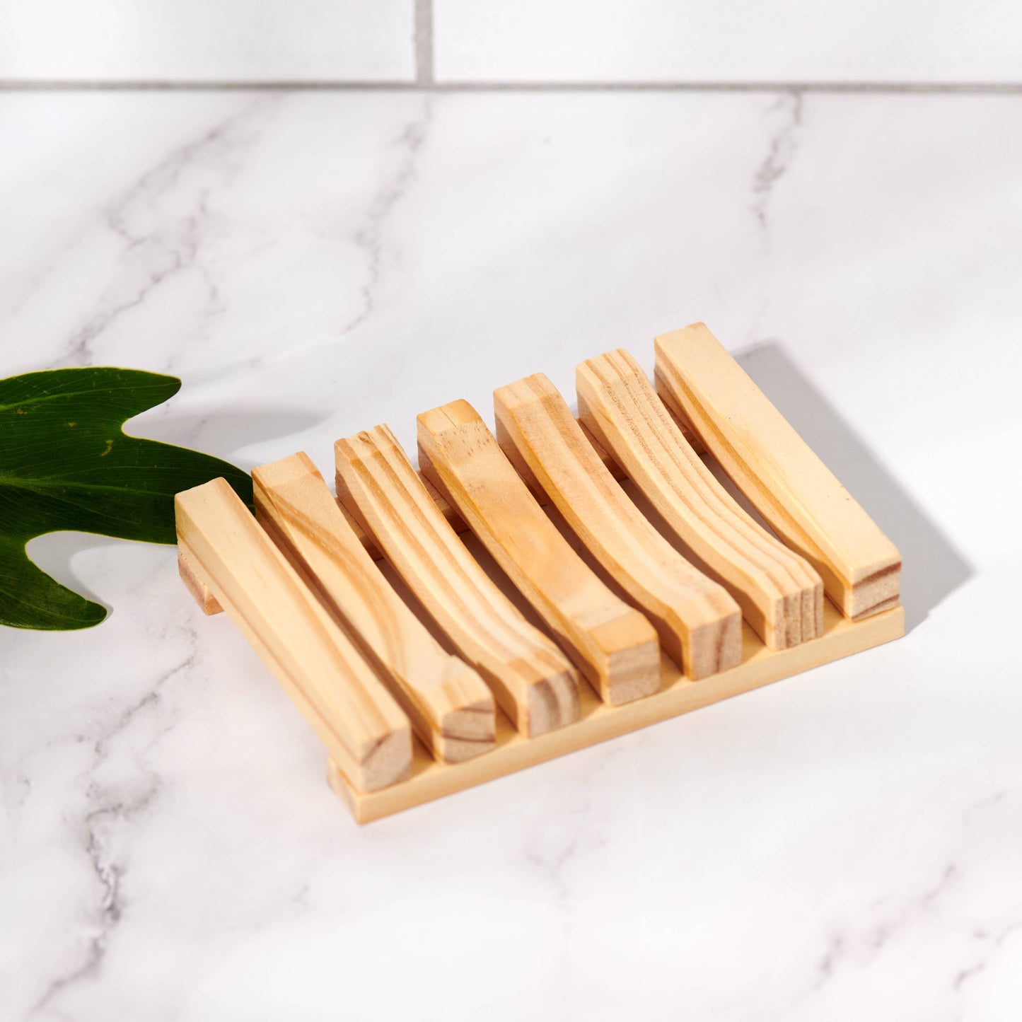Wood Soap Dish (Natural Color, Unbranded, Unpackaged) 