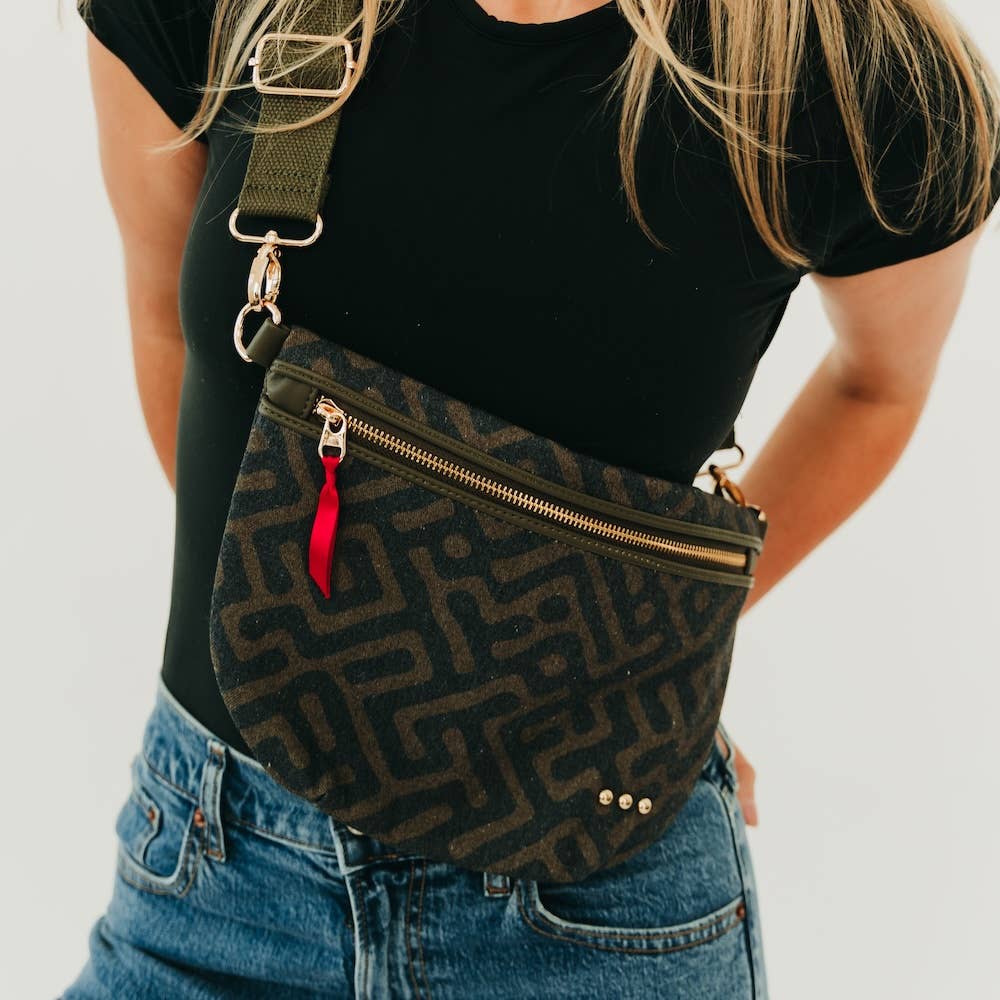 Callahan Canvas Printed Bum Bag